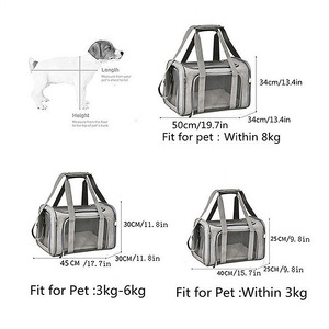 Taşınabilir nefes alan kedi sırt çantası, küçük köpekler ve kediler için evcil hayvan taşıma çantası, araba koltuğu çantası, özel logo baskılı promosyon hediyesi - Product Image 4