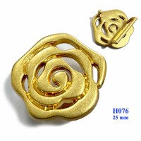 Boucles de ceinture décoratives en métal double cœur pour femmes, accessoires de mode pour ceintures et sacs
