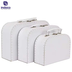 Wholesale Paperboard Suitcase Kids Cardboard Suitcase Shape Gifts <b>Boxes</b> Baby Cardboard Suitcase - Product Image 2