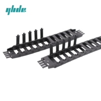 Porte-câble de pont de protection haute vitesse H15X30 R28 R38 R48 chaîne de traînée en plastique d'ingénierie pour machine cnc automatique