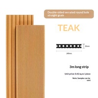 Plancher en bois composite WPC, co-extrusion, imperméable, antidérapant, dalles carrées à emboîtement pour jardin extérieur, cour, terrasse