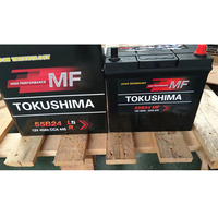 Batterie de démarrage haute performance pour voiture TOKUSHIMA 55B24 NX100-S6 B24 SMF au plomb pur, 12V 45Ah, norme JIS