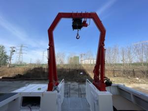 Novo design 7.9m 26ft alumínio soldado catamarã duplo casco alumínio pesca barco a motor Fabricante - Product Image 4