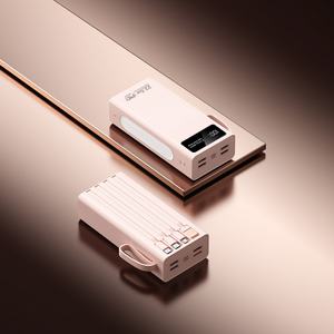 Cargador Portátil Personalizable con Logotipo, Carga Rápida de 22.5W, 6 Puertos, 50000mAh/30000mAh, Gran Capacidad, Cables Integrados - Product Image 5