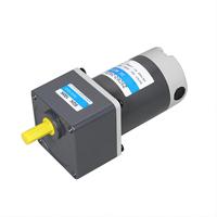 Moteur à engrenages CC électrique 60W 90mm avec balais, sortie 24V-90V, rapport de réduction 20:1-75:1, balais en carbone