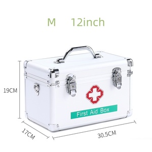 Elegante <span class=keywords><strong>Kit</strong></span> di <span class=keywords><strong>pronto</strong></span> <span class=keywords><strong>soccorso</strong></span> medico con chiusura a chiave in alluminio da 9 a 12 pollici elegante valigia per borse mediche - Product Image 5