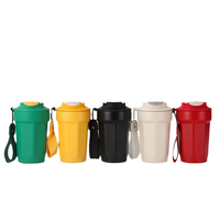 Gobelet réutilisable personnalisé avec logo, durable, pour le camping en plein air, en acier inoxydable 316, isolation sous vide, 6 à 12 heures, anti-chute, 450 ml