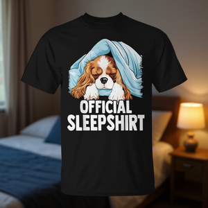 T-shirt ufficiale Cavalier King Charles Spaniel per adulti, unisex, nera - Product Image 4
