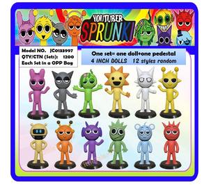 Sprunki Figuras DE ACCIÓN Sprunky Toy Conjunto completo Figuras Muñeca Llavero <span class=keywords><strong>Cadena</strong></span> de felpa para fanáticos del <span class=keywords><strong>juego</strong></span> de música de terror Niños adultos - Product Image 5
