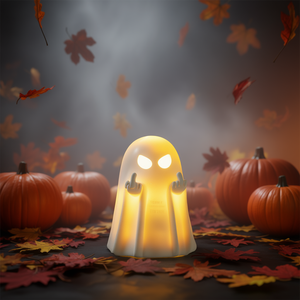 Statua di Fantasma in Resina, Figurina Bianca, Decorazioni per Halloween, Stile Moderno, Accessori per Feste e Festività - Product Image 2