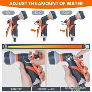 Multi Functional <b>Rubber</b> Coated Water Gun for Gardening, Watering Plants, Watering Vegetables, and <b>Spraying</b> Heads for Cars - Product Image 3