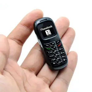 BM70 Mini Handset Telefoon 0.66 Inch Ontgrendeld Mini Mobiele Telefoon Oortelefoon Dialer Enkele Sim-kaart Kleine Telefoon