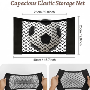 2 Bolsas de Malla para Almacenamiento en el Asiento Trasero de SUV/RV, Marca Tenghui, Material PP, Adhesivas, Elásticas, Organizador de Maletero - Product Image 2