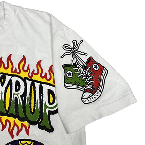 T-shirt da uomo stampata in cotone 100% di alta qualità, vestibilità oversize - 'That's a AWFUL LOT of COUGH SYRUP' - Product Image 4