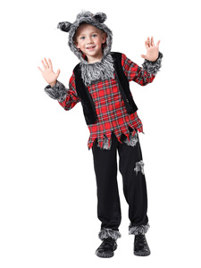 2024 Halloween Kid spettrale mostri lupo Costume per KCFC-036 <span class=keywords><strong>dei</strong></span> bambini - Product Image 5