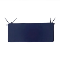 Coussin de siège de canapé matelassé imperméable personnalisé, en mousse haute densité, avec housse amovible et lavable pour banc extérieur, résistant au soleil et à l'huile