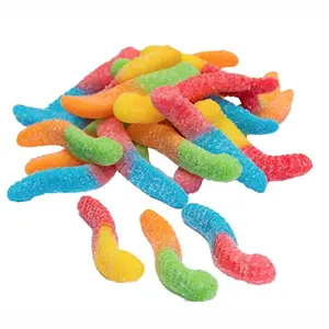 sour caterpillar halal gelatine sweets