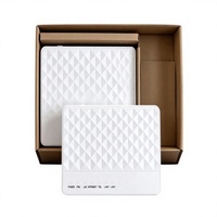 Modem Fiber Optik Xpon HG8310M dengan Dua Port 100M dan Dua Port 1G Desain Berbentuk Belah Ketupat Asal Cina Garansi Tiga Bulan