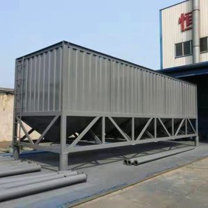 工場価格鋼水平セメントサイロフレイ灰コンクリートセメント貯蔵サイロバッチプラントセメントサイロモバイル販売 - Product Image 4