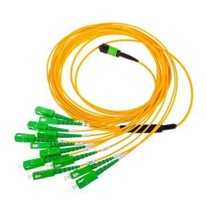Conector de Fibra Óptica MTP, Conector Rápido para Cable de Fibra Óptica, Cable de Conexión MPO para Teléfono IP Inalámbrico, Cable de <span class=keywords><strong>8</strong></span> Núcleos para Teléfono IP - Product Image 1