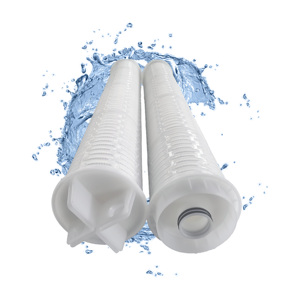 ไส้กรองแบบจีบลึก 5 ไมครอน สำหรับกรองน้ำไหลแรงสูง ใช้ในโรงงานเหล็ก - Product Image 1