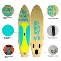 Nouvelle planche de SUP gonflable ultime avec technologie Drop Stitch et PVC de qualité militaire - Planche polyvalente écologique à 3 ailerons, capacité de 330 lb