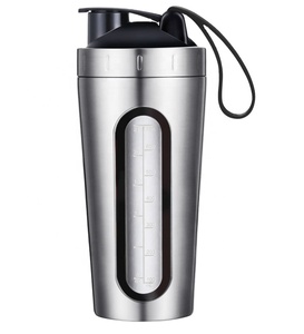 Nouveaux produits meilleur shaker de protéines bouteille d'eau en acier inoxydable 304 sous vide 700ml sans Bpa Sport Gym - Product Image 2