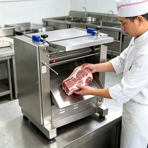 Machine <span class=keywords><strong>à</strong></span> trancher la <span class=keywords><strong>viande</strong></span> congelée automatique professionnelle, lame en acier inoxydable de 12 pouces, pour restaurants et charcuteries - Product Image 3
