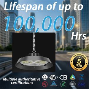 Lámpara LED de Alta Potencia XINDECO, 3CCT y Potencia Ajustable, IP65, para Almacenes Industriales, Aeropuertos y Otras Instalaciones - Product Image 1