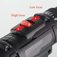 Perceuse à percussion sans fil multifonction à batterie lithium-ion haute puissance, moteur sans balais, rechargeable, option OEM, garantie 3 ans, 30