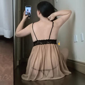 Lingerie Europea e Americana Taglie Forti, Pigiama da Donna, Camicia da Notte in Pizzo <span class=keywords><strong>Sexy</strong></span> con Scollo Profondo a V <span class=keywords><strong>Trasparente</strong></span> - Product Image 3