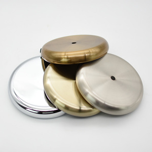 Accessoire de lumière de lustre en laiton rétro antique support de plaque de plafond vintage avec douille de lampe à vis Base d'ampoule - Product Image 1