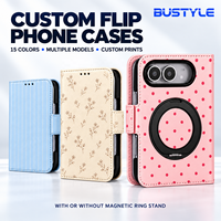 Étui de téléphone à clapet personnalisé imprimé pour iPhone Duo 18, plusieurs modèles de téléphones, logo en relief, OEM, vente en gros, personnalisation de la marque en usine