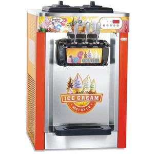 Máy làm kem máy nén chất lượng cao ba loại kem mềm và sữa chua cho sữa bột kem trái cây-Mới - Product Image 4