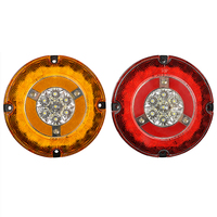 Feux arrière LED ronds pour camion, remorque, 10-30V, nouveaux feux stroboscopiques, feux de recul, feux de freinage, feux de signalisation, feux de position