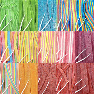Custom Private Label Sour Belts <strong>Strips</strong> Fruit Flavor Licorice Gummy Chewy <strong>Candy</strong> Sweets - Product Image 3