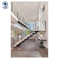 Stringer Beam Escalier c Type Plaque Stringer Simple Double Faisceau Marches En Bois Escalier Rainure Antidérapante