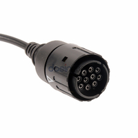Câble de connexion 10 broches vers OBD 2 16 broches compatible avec les motos BMW