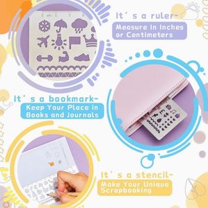 Pochoir évidé en acier inoxydable 304 - Règle de traçage multifonctionnelle pour étudiants, idéale pour le graffiti et la peinture - Product Image 4