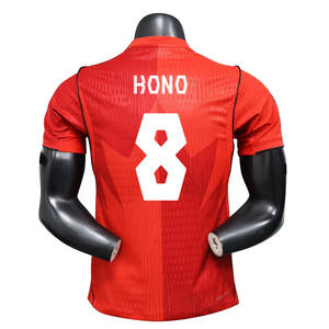 カナダ代表サッカー選手バージョン2627 大人用メッシュ通気性サッカー練習選手用ジャージ20 # - Product Image 1