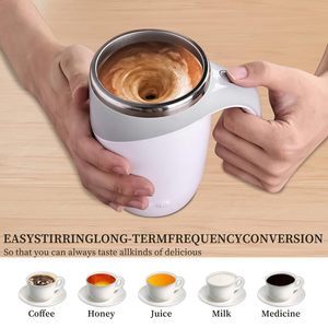 Automatischer Magnetischer Elektrischer Mischbecher Edelstahl-Reisebecher für Kaffee, Schokolade, Milch, Tee, Büro, Zuhause, Küche - Product Image 2