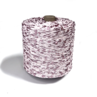 Usines chinoises : Vente en gros de paillettes en coton brillant avec paillettes PET roses de 3 mm + 6 mm pour le tricot et le crochet, fil à paillettes