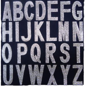 Handmade sáng bóng long lanh pha lê Rhinestone các bản vá lỗi DIY trang trí thư dán và dính kim cương thạch cho quần áo - Product Image 3