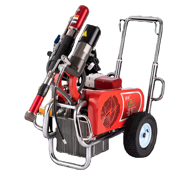 PT-G5 Electric Sprayer -High Pressure DIY Spraying Equipment Polyurethane Waterproof Sprayer 5000W 5L/min