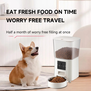 JZ Tuya Smart Pet Feeder 6L Auto Pet Food Dispenser <strong>Timer</strong> Voice Camera for Cat and Small Dog - Product Image 4