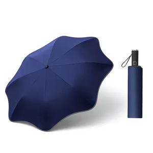 <span class=keywords><strong>Parapluie</strong></span> pliant 3 sections personnalisé en gros, imperméable, coupe-vent, ouverture automatique, coins arrondis, protection solaire pour femmes - Product Image 6
