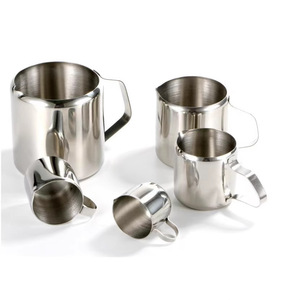 Pichet à lait pour barista en acier inoxydable 304, plusieurs tailles 0,7/1 mm, pour latte art, mousseur à lait, chauffe-tasse, pot à bouillir, pichet à lait pour café - Product Image 1