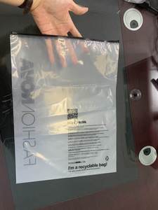 OEM Factory Direct Frosted Black Zipper Bags <b>Small</b> Zip <b>Lock</b> PVC Plastic Packaging EVA Material Heat Stable Garment Shipping - Product Image 4