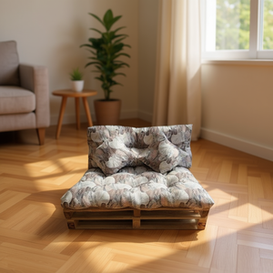 Tappetino per Cani Imbottito in Cotone 10CM - Morbido e Moderno con Stampe - Cuccia per Animali di Alta Qualità - Product Image 1