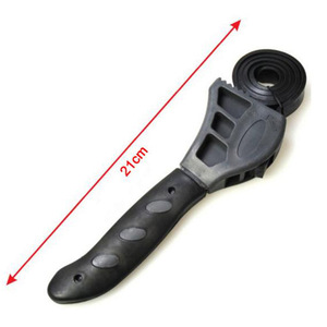 Ouvre-bouteille en plastique réglable 500 mm, clé à filtre automobile à extrémité unique, métrique, poignée antidérapante noire - Product Image 2